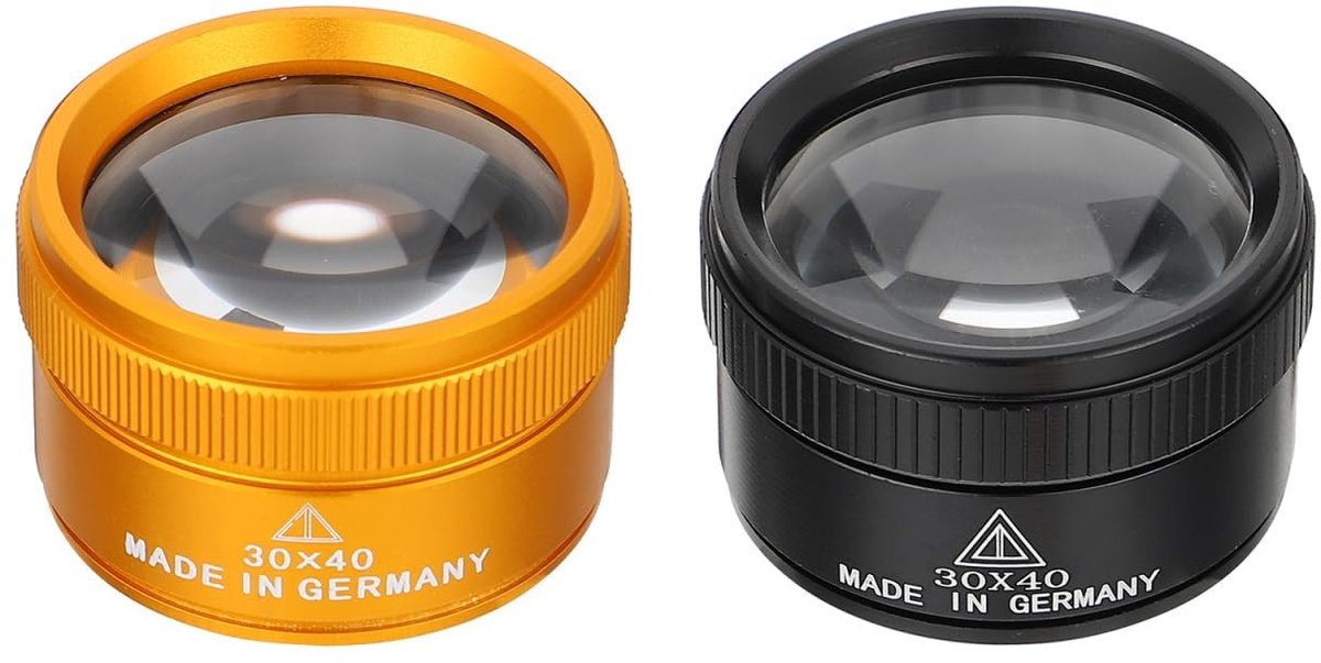 Dailygoods - Set van 2 Draagbare Vergrootglazen voor Precisiewerk