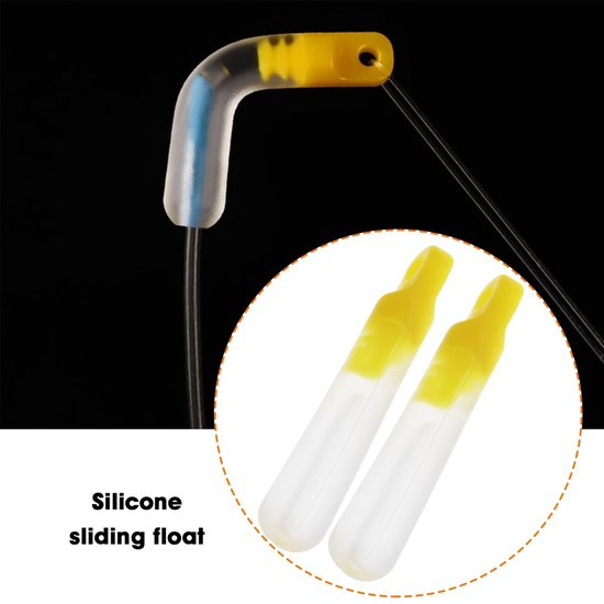Solidchoice - 20 Stuks Siliconen Float Waggler Adapters voor Karpervissen van Solidchoice — afbeelding 5