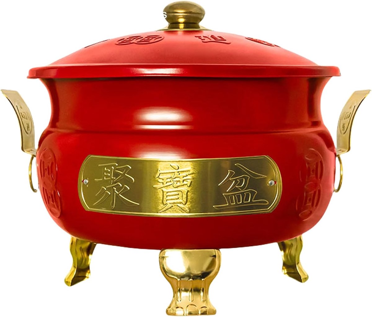 Afvalverbranding container - Brandvat buiten - Tuinafval verwerken - Met luchtcirculatie - 36 x 36 cm - Rood