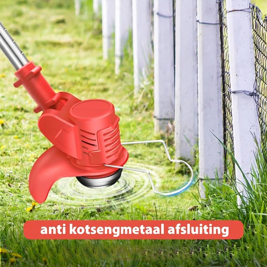 Elektrische Draadloze, Oprolbare Grastrimmers Voor in De Tuin met Li-ion-Accu Telescopische, Lichtgewicht Grastrimmer, Complete Tuingereedschapsset Voor Dik Gras — afbeelding 5