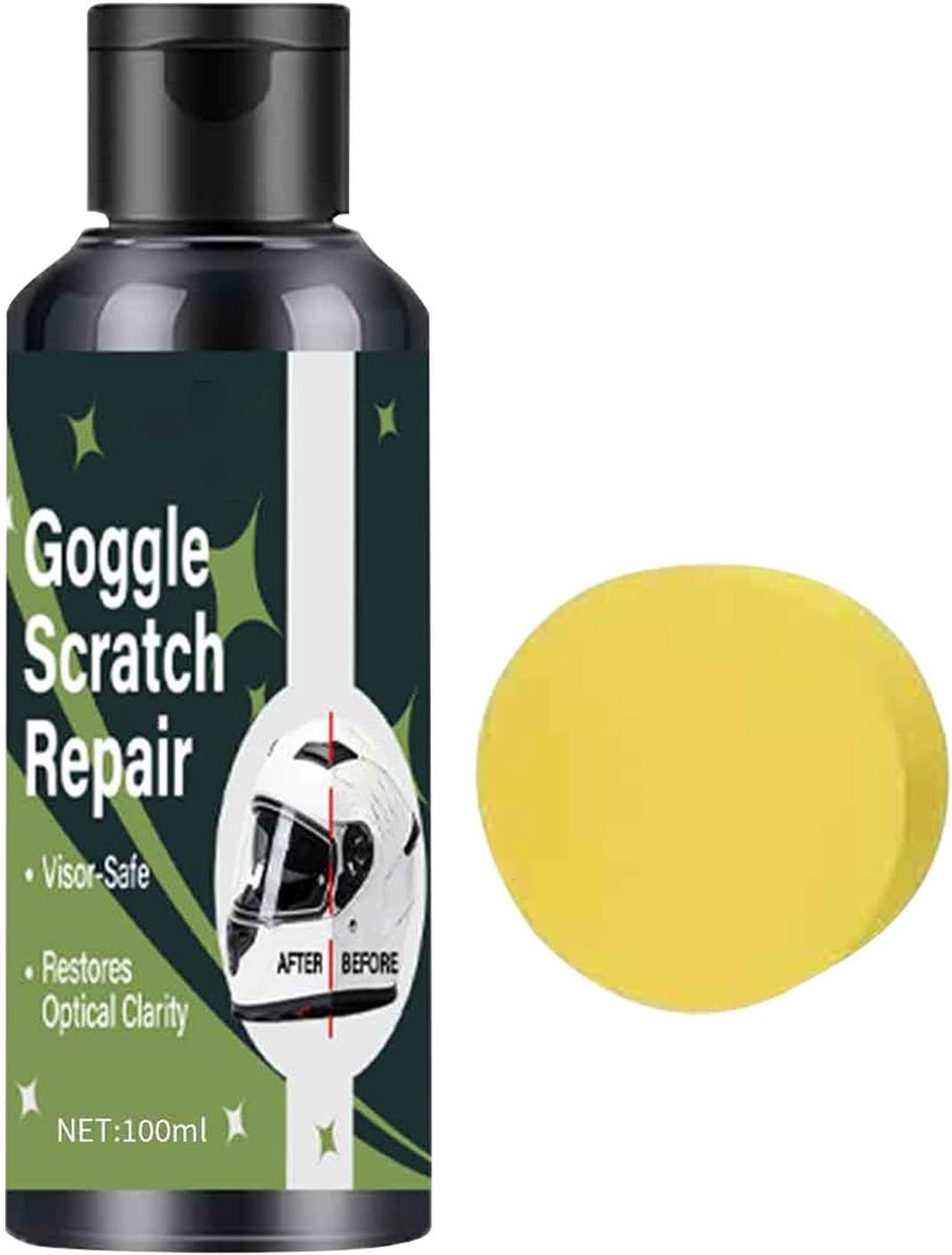 Helm Krasverwijderaar - Reparatie Pasta - Glans Herstellen - Eenvoudige Toepassing - 100 ml - Niet gespecificeerd