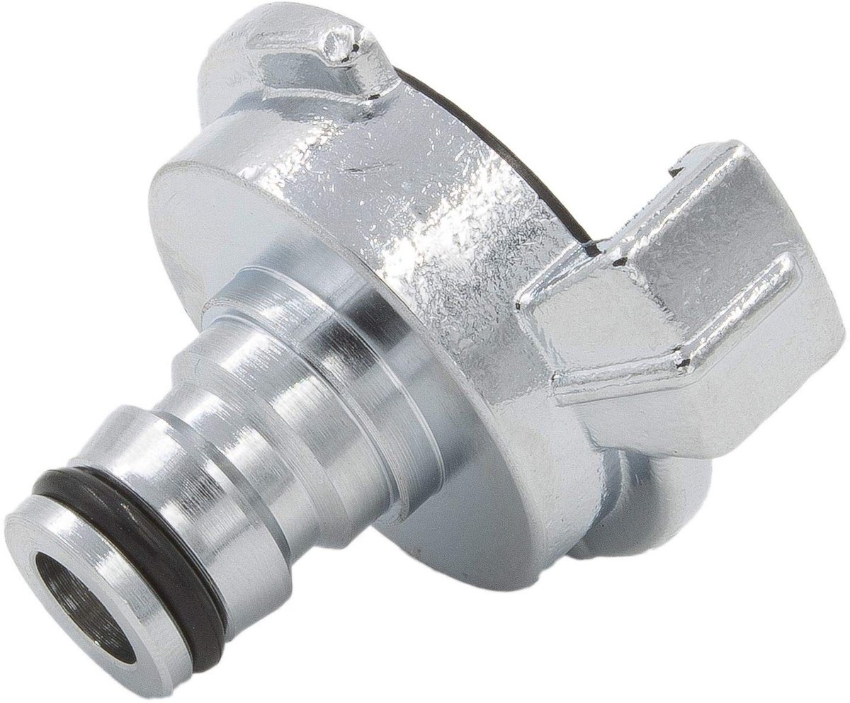 Dailygoods- Adapter Snelkoppeling - Gardena-systeem - Klauwkoppeling - Chroom/Messing - Solide Uitvoering - Geschikt voor Tuin/Industrie - Slangverbinding