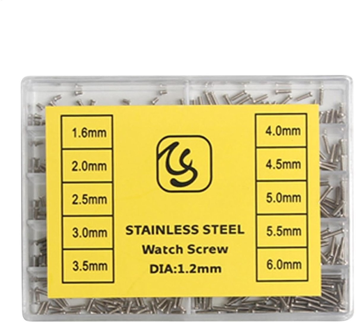 Kleine Schroeven Set - Reparatieset Precisie - Kleine Reparaties - 500 Stuks Divers - 86 cm - Metaal