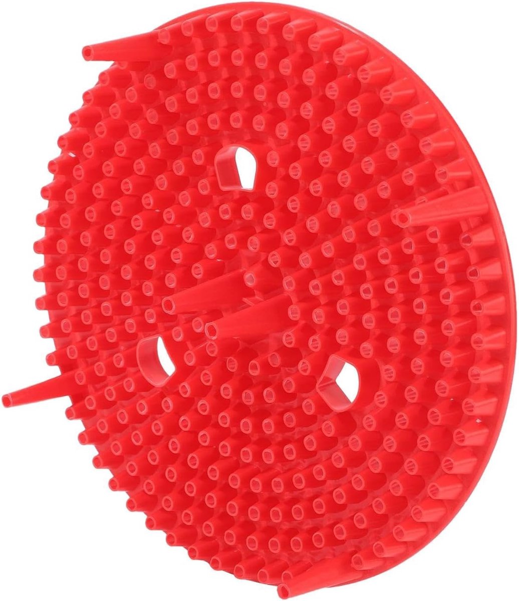 Vuilvanger met emmer - Autowas set - Auto reinigen - Zelfreinigend design - 21L x 20.3B cm - Rood