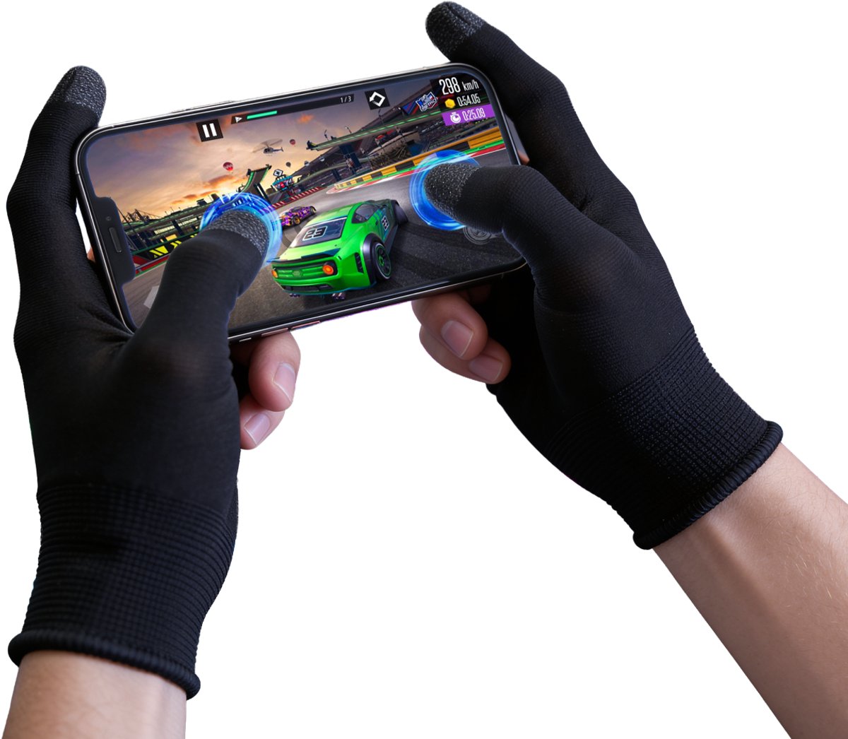 ProFPS Gaming Finger Gloves – 2x Touchscreen Handschoenen – Anti Zweet