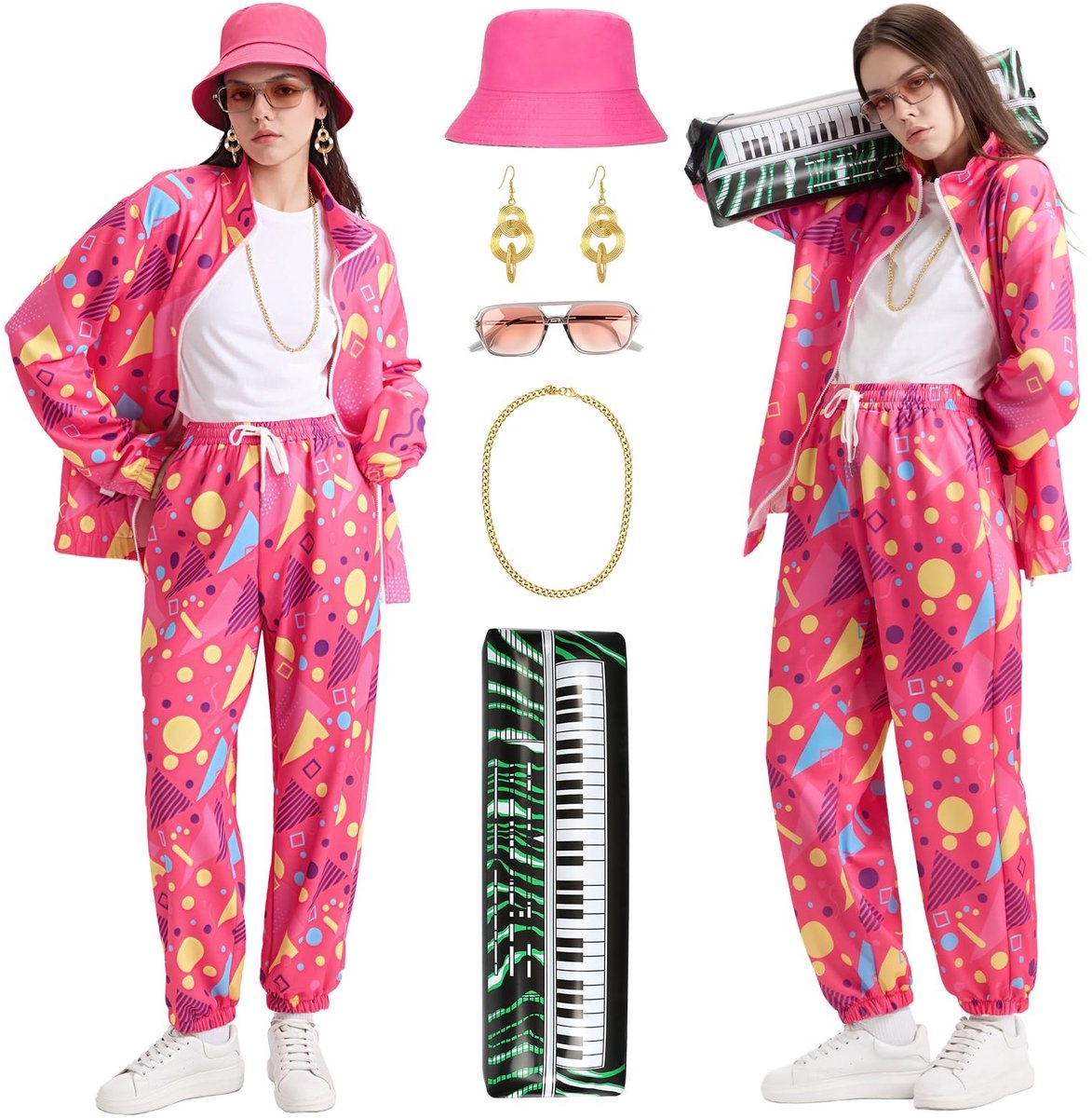 Dailygoods- Jumpsuit Dames - Jaren 80/90 Outfit - Veiligheidsbril - Werkkleding - Mode - 1 Stuk - Overall