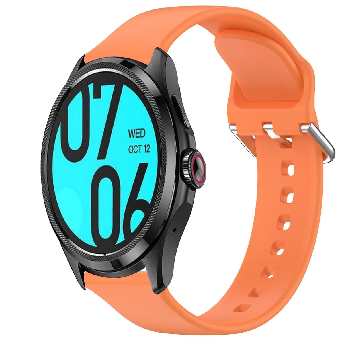 Dailygoods - 24 mm Siliconen Horlogeband voor TicWatch Pro 5
