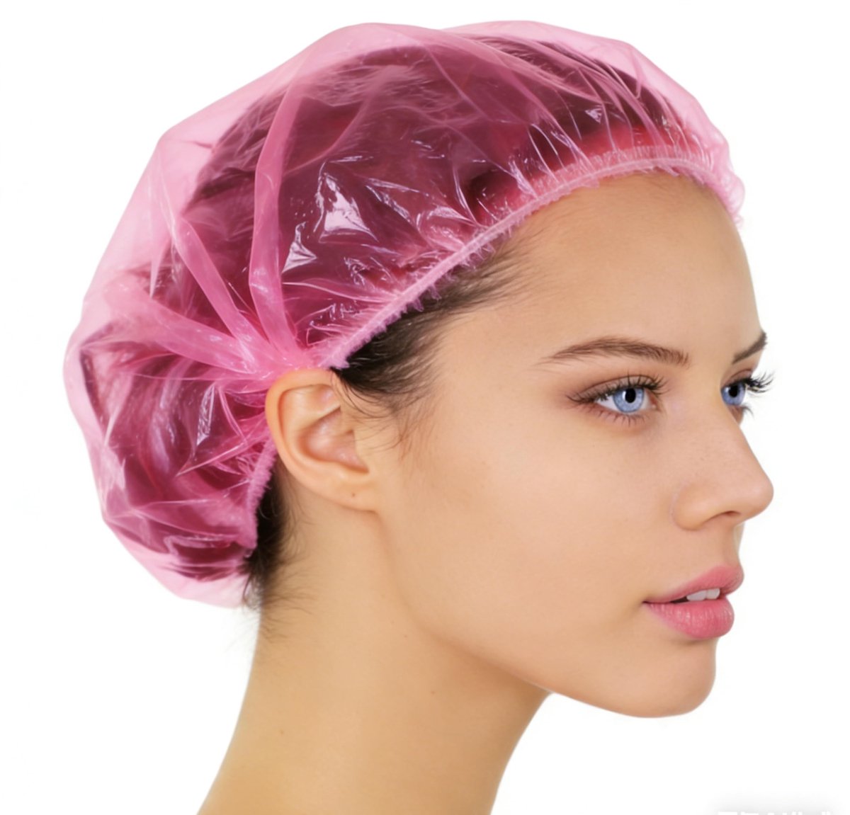 Dailygoods- Douchemuts Waterdicht - 3 Stuks - Grote Dikke Plastic - Elastische Badmutsen - Lichtgewicht - Duurzaam Materiaal - Badmuts