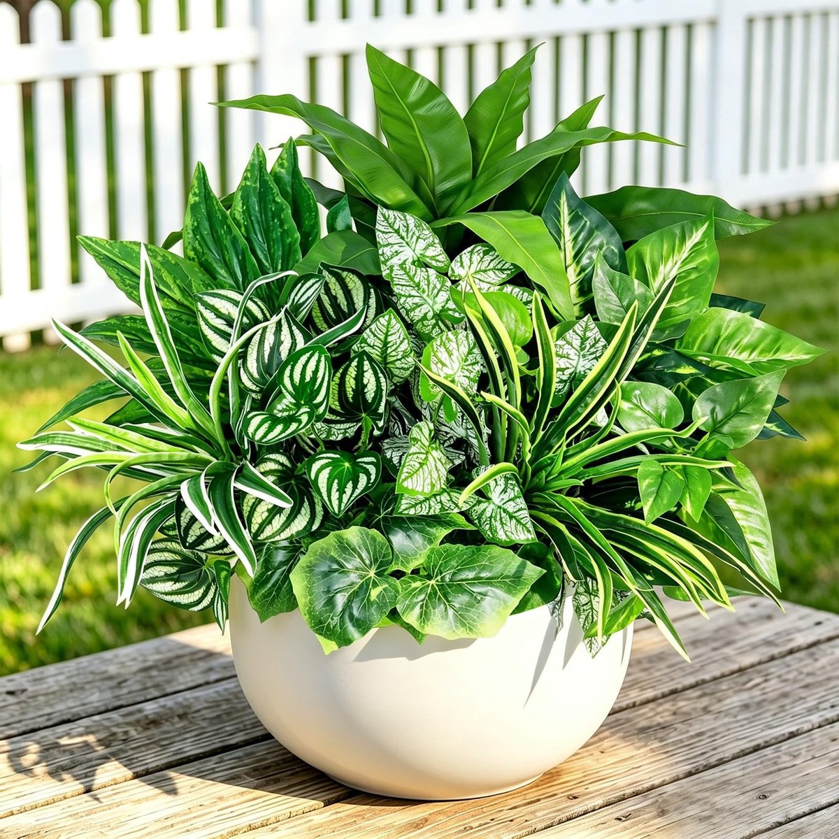 Dailygoods- Kunstplant weerbestendig - Kunstplanten voor buiten - Nepplanten voor binnen - Kunstplant in pot - Kunstbalkonplanten - Decoratie 1 stuk - Nepplant