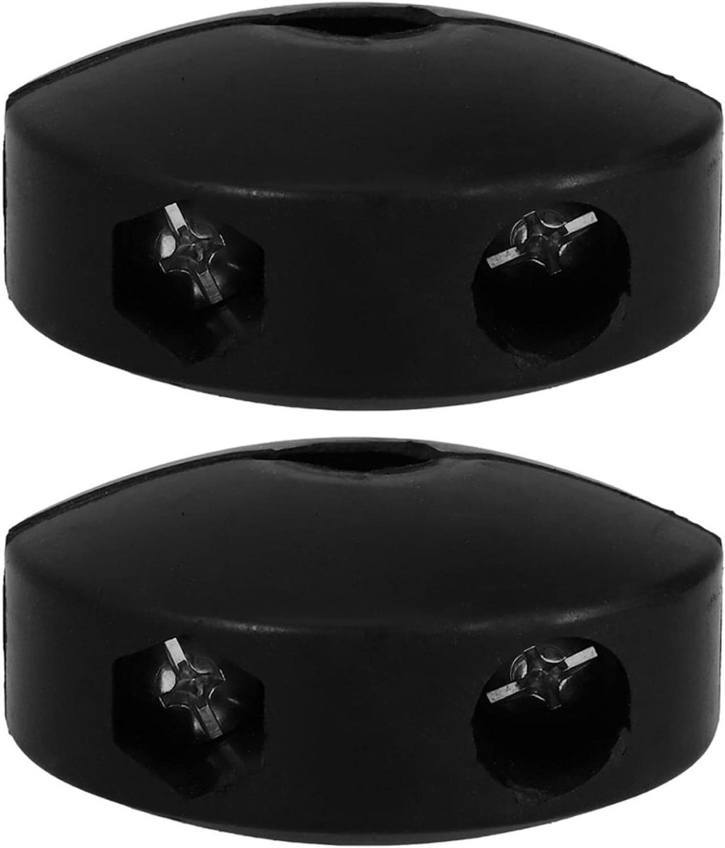 Rubber Balstopper Slanghaspel - Slanggeleider Stopper - Slangen Organiseren - Verstelbaar Stopmechanisme - 78 x 78 x 32 cm - Zwart