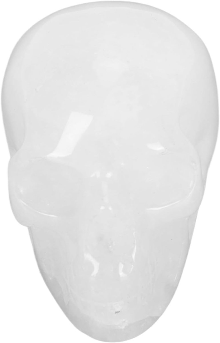 SnelShoppen - Crystal Skull Genezingstenen 2 Inch Handgesneden Kristallen Skulls Beeldjes voor Meditatie en Ontspanning - Rock Crystal Ornamenten