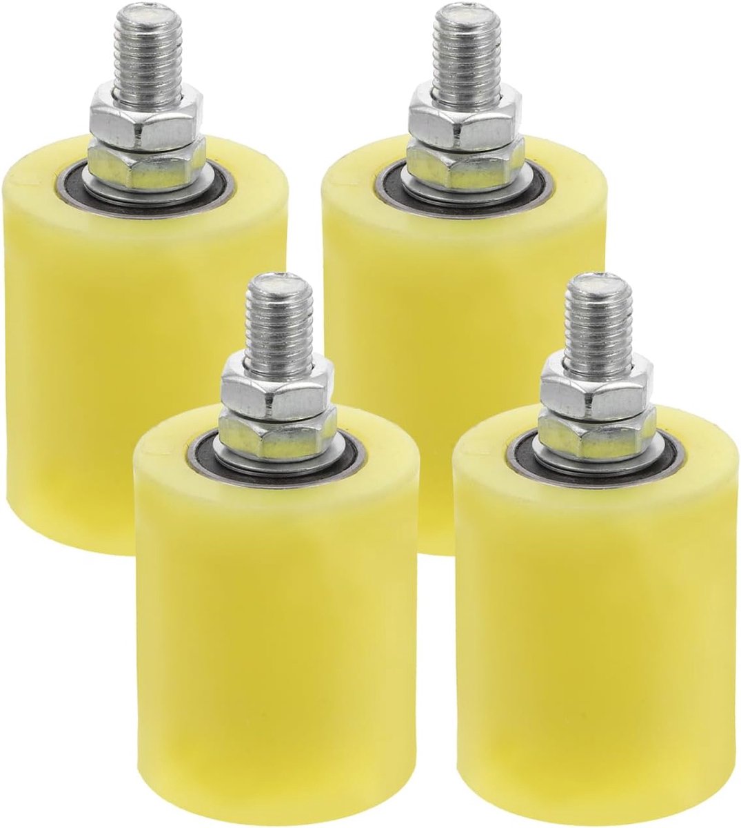 SnelShoppen - 4-delige Elektrische Deurpulley Rollen, Robuuste Glijdeuroverrollers, Nylon Deur Accessoires, Ideaal voor Schuifpoorten