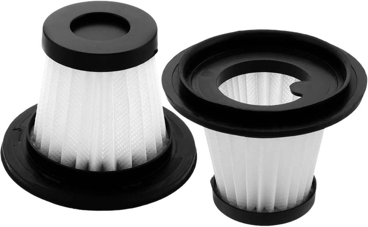SnelShoppen - Auto-stofzuigeraccessoires set van 2 herbruikbare wasbare filters voor draadloze handstofzuiger, licht en compact, brede compatibiliteit
