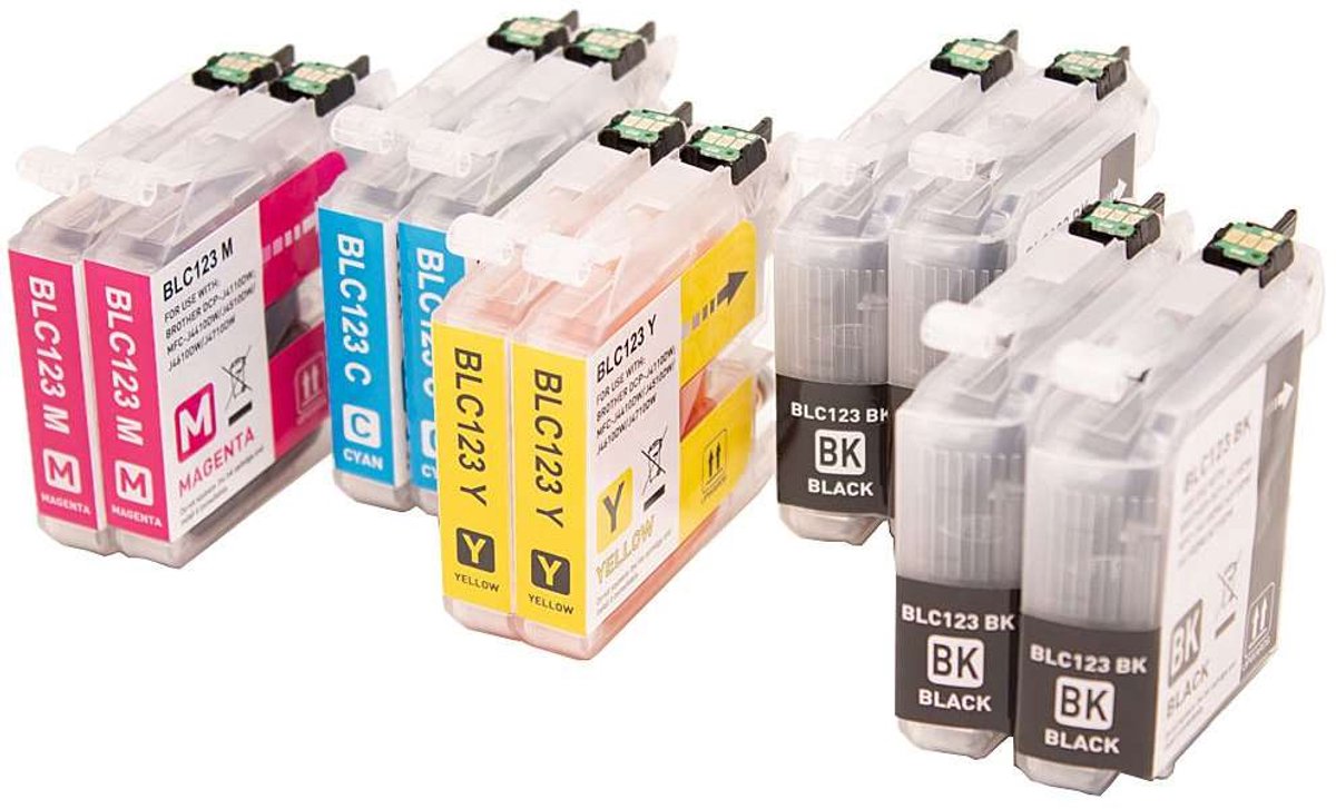 Brother LC-121 - Inktcartridge Cyaan|geel|magenta|zwart 1-pack - Huismerk Compatible - Geschikt voor Brother DCP-J132W Brother DCP-J150 Series Brother DCP-J152W Brother DCP-J152WR Brother DCP-J172W Brother DCP-J4110DW Brother DCP-J4110W