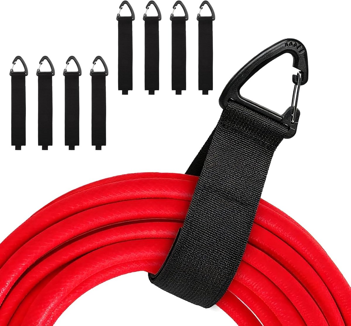 Set van 8 Kabelbinders 35 cm - Heavy Duty - Tot 22 kg - Ideaal voor kabel- en slangorganiser - ShopVlot