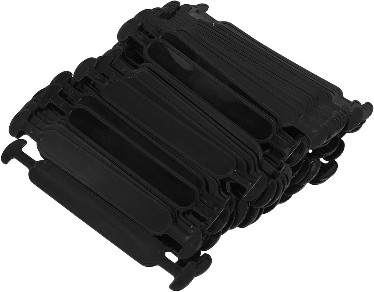 Plastic Box Handgrepen - Draaghandvatten Verpakking - Dozen Verplaatsen - Ergonomisch Antislip Grip - 100 Stuks - Zwart