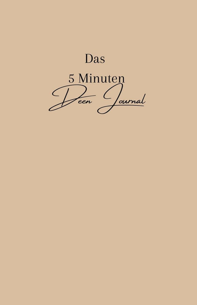 5 Minuten Deen Journal