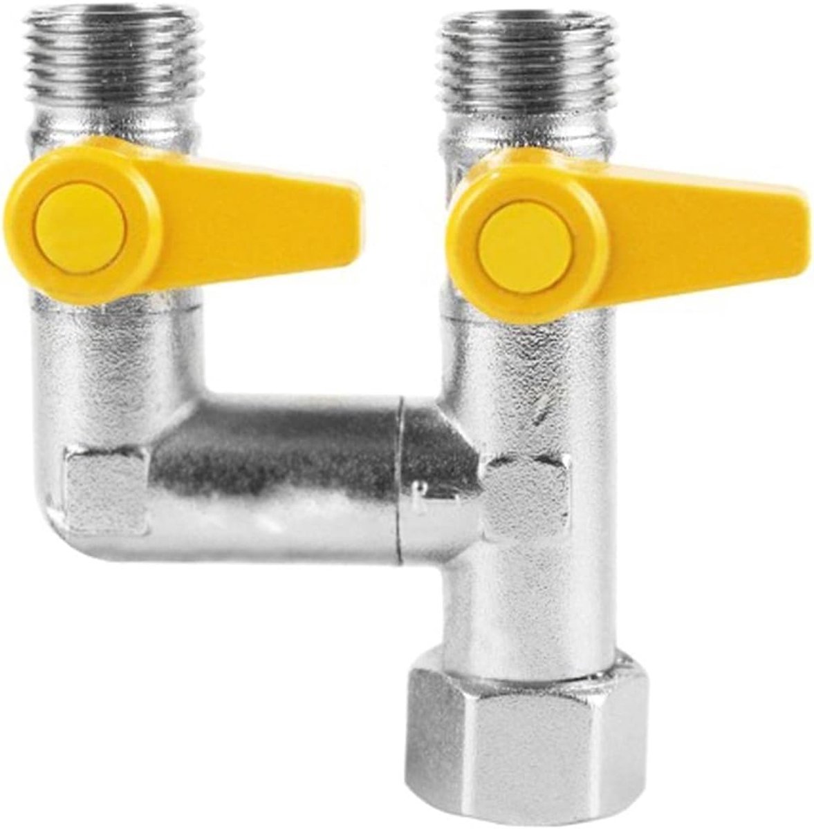Een kogelkraan Geschikt voor gas, een slagvaste afsluitkraan Geschikt voor handgreep, Geschikt voor gasleidingsystemen Geschikt voor een slang van 1/2 inch.