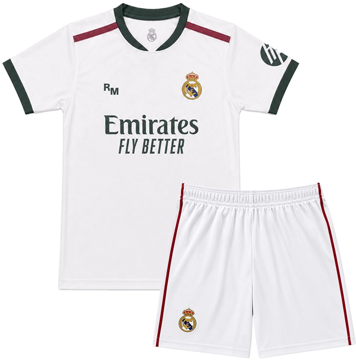 Real Madrid Voetbaltenue - Arda Güler - Thuis Voetbal Tenue Kinderen - Maat 116 t/m 164 - Seizoen 2026/2027 - Shirt en Broekje - Jongens - Meisjes - Wit