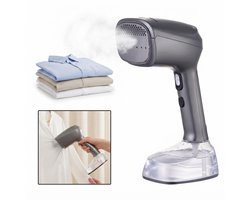 Vacuüm Stoomapparaat Kleding - Handstomer – Kledingstomer - 400ML Watertank – Steamer - Snel Opgewarmd - 1500W – Grijs - Home Vibes®