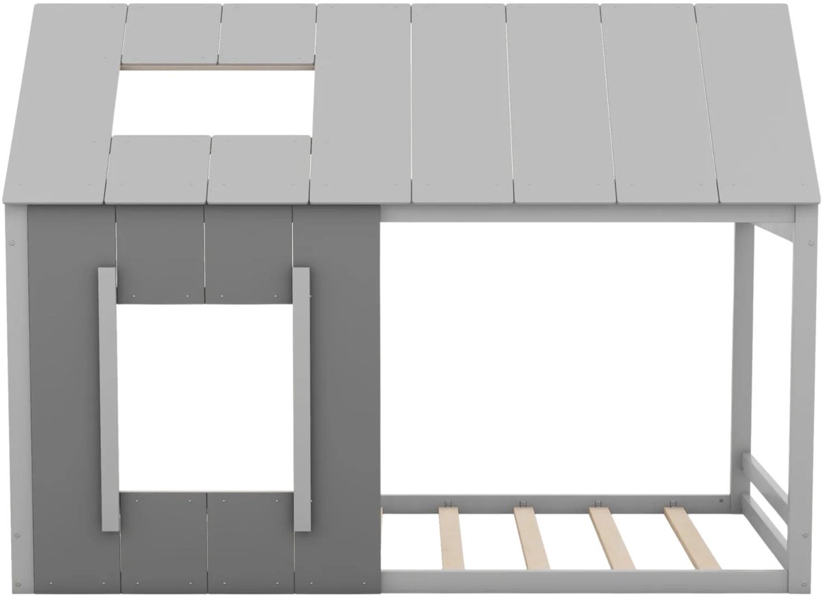 Bedframe 90x200 cm Wit – Bedframe
