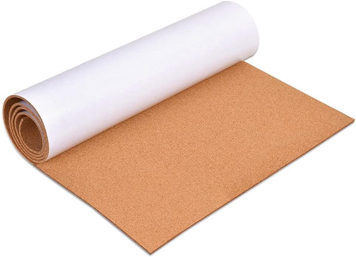 Omgoods - Korken Prikbord (40x180cm) - Zelfklevend Cork Bulletin Bord voor Thuis en Kantoor