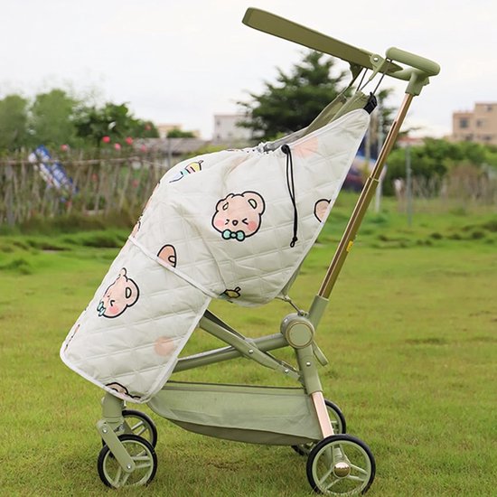Kinderwagen Voetenzak - Baby Bunting Bag - Baby Warm Houden - Winddicht en Ademend - 42x88x98cm - A — afbeelding 4