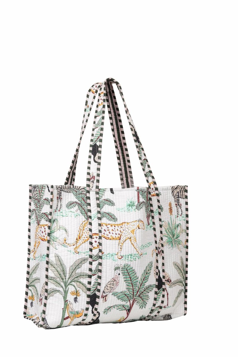 Omgoods - Etnische Geprinte Katoenen Tote Bag voor Dames