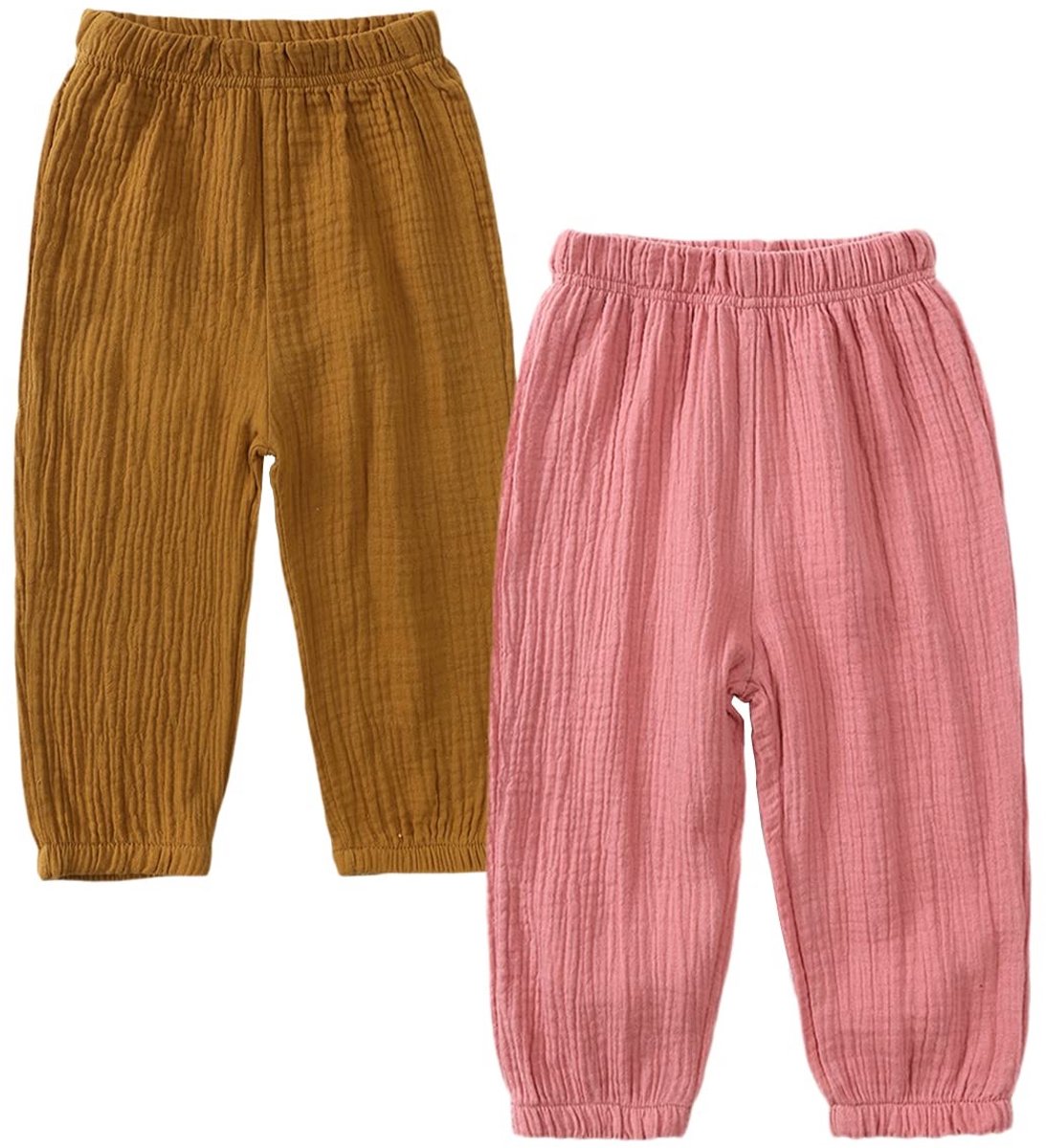 Omgoods - Set van 2 Uniseks Pompbroeken voor Baby's en Kinderen