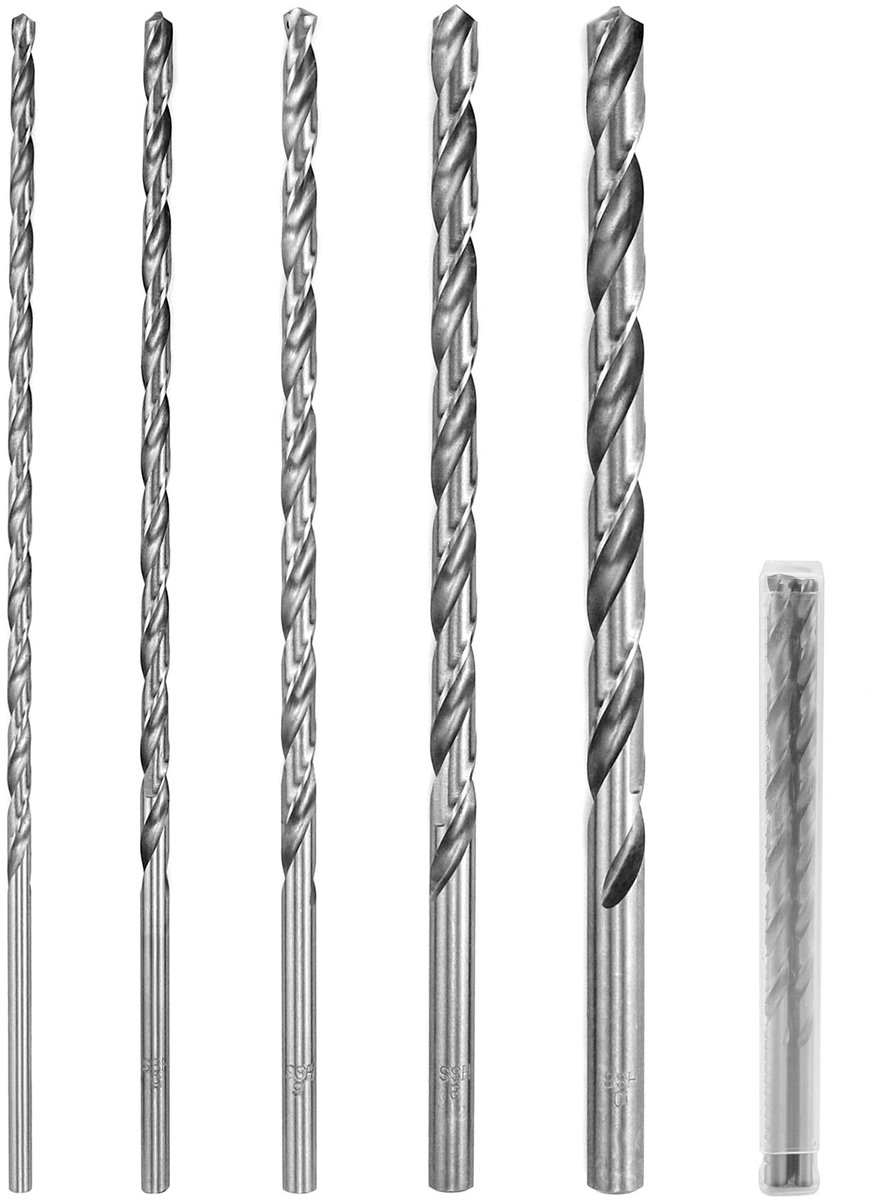 Omgoods - Set van 5 HSS Boorbits met Diverse Diameters