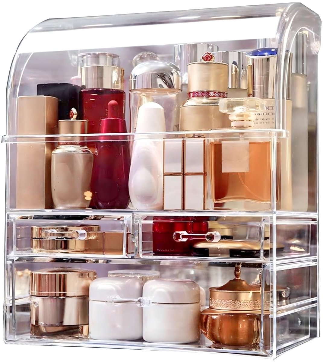 Omgoods - Grote Acryl Makeup Organizer met Lades