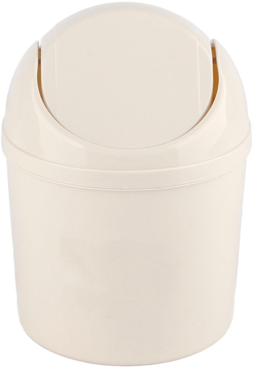 Omgoods - Compacte Mini Afvalbak voor Bureau met Deksel