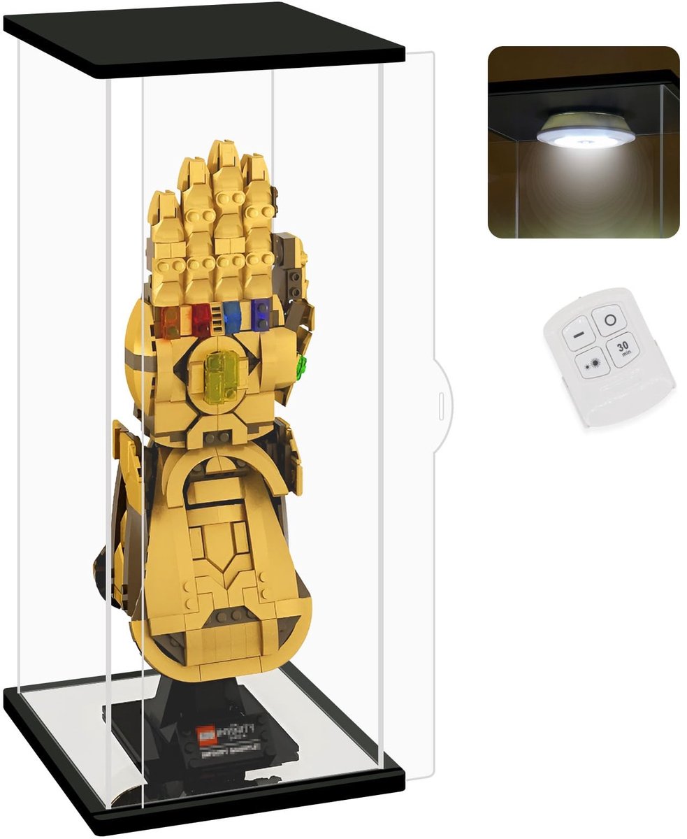 Omgoods - Transparante Acryl Display Case met Afstandsbediening