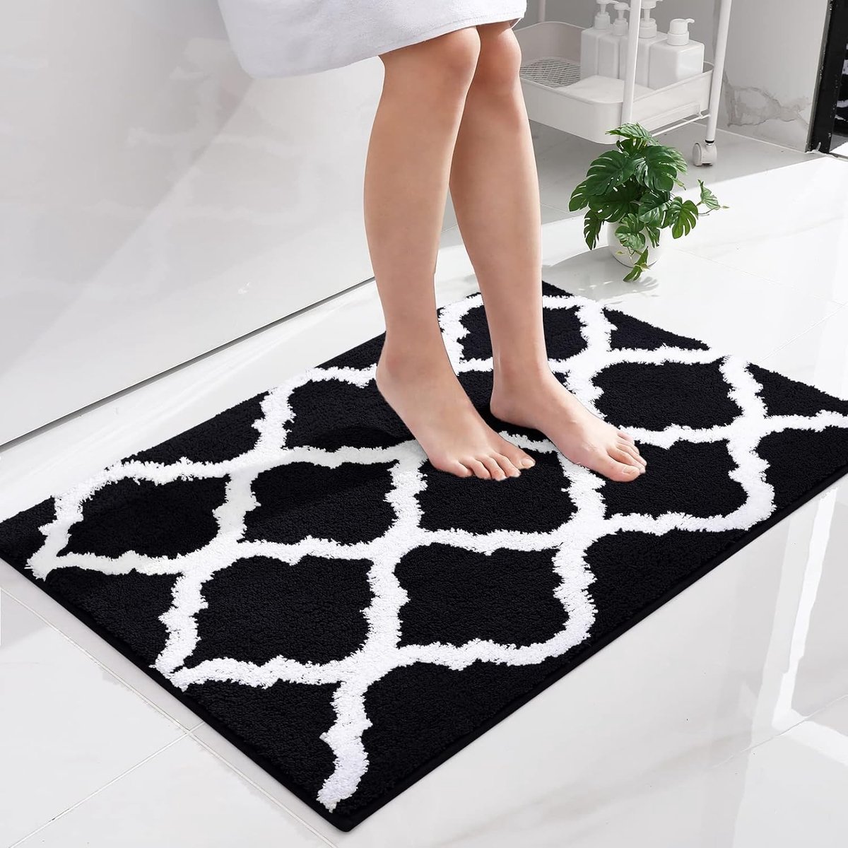 Omgoods - Antislip Badmat 60 x 90 cm, Zacht Microfiber en Wasbaar