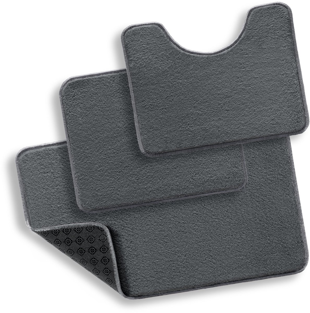 Omgoods - Antislip Badmat Set, Wasbare en Sneldrogende Badmatten