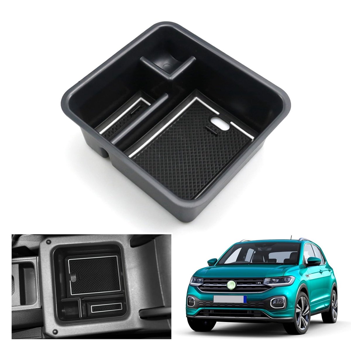 Omgoods - Center Console Opbergbox voor VW T-Cross 2018-2025