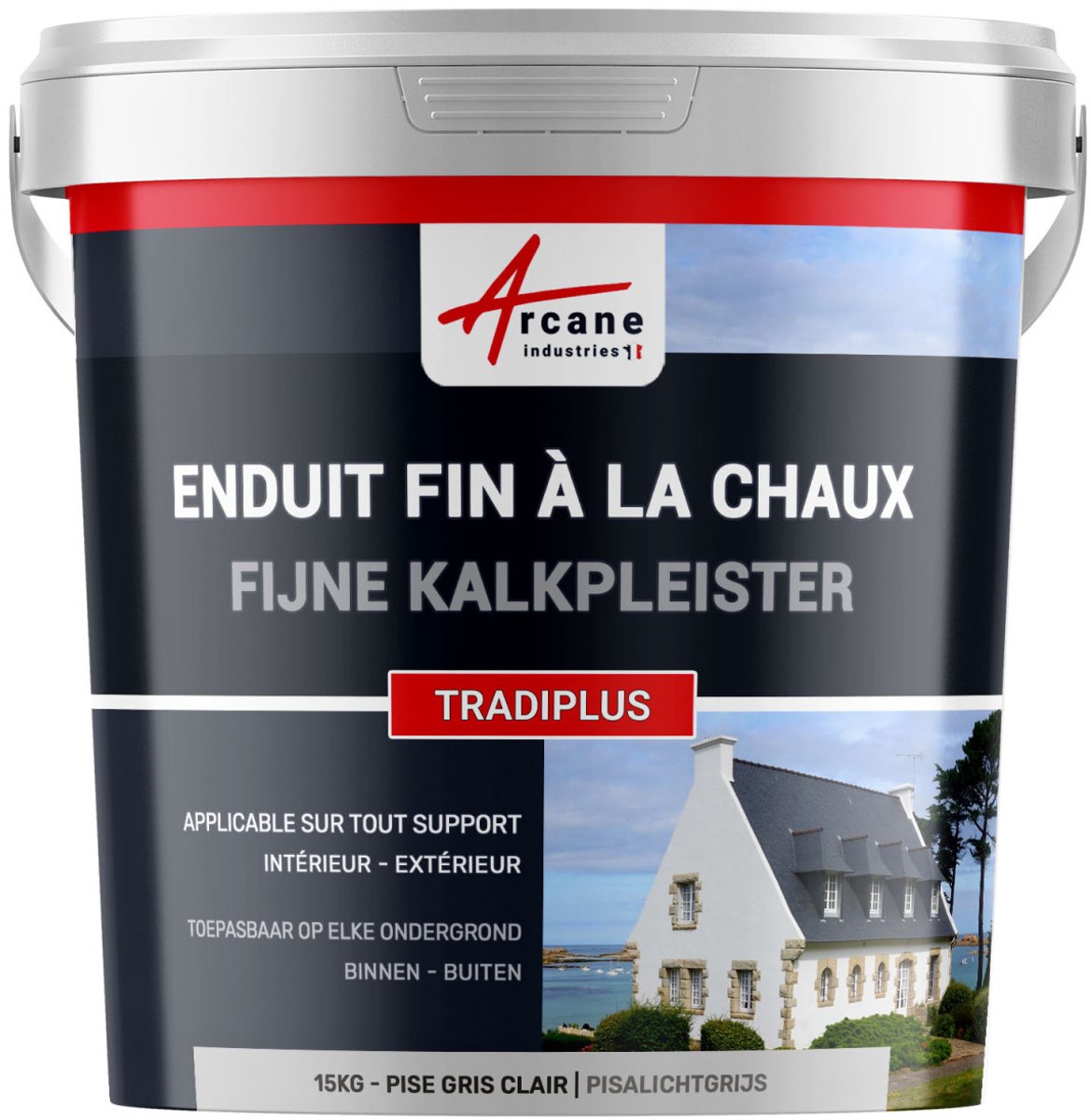 Fijne kalkpleister voor binnen- en buitendecoratie - TRADIPLUS