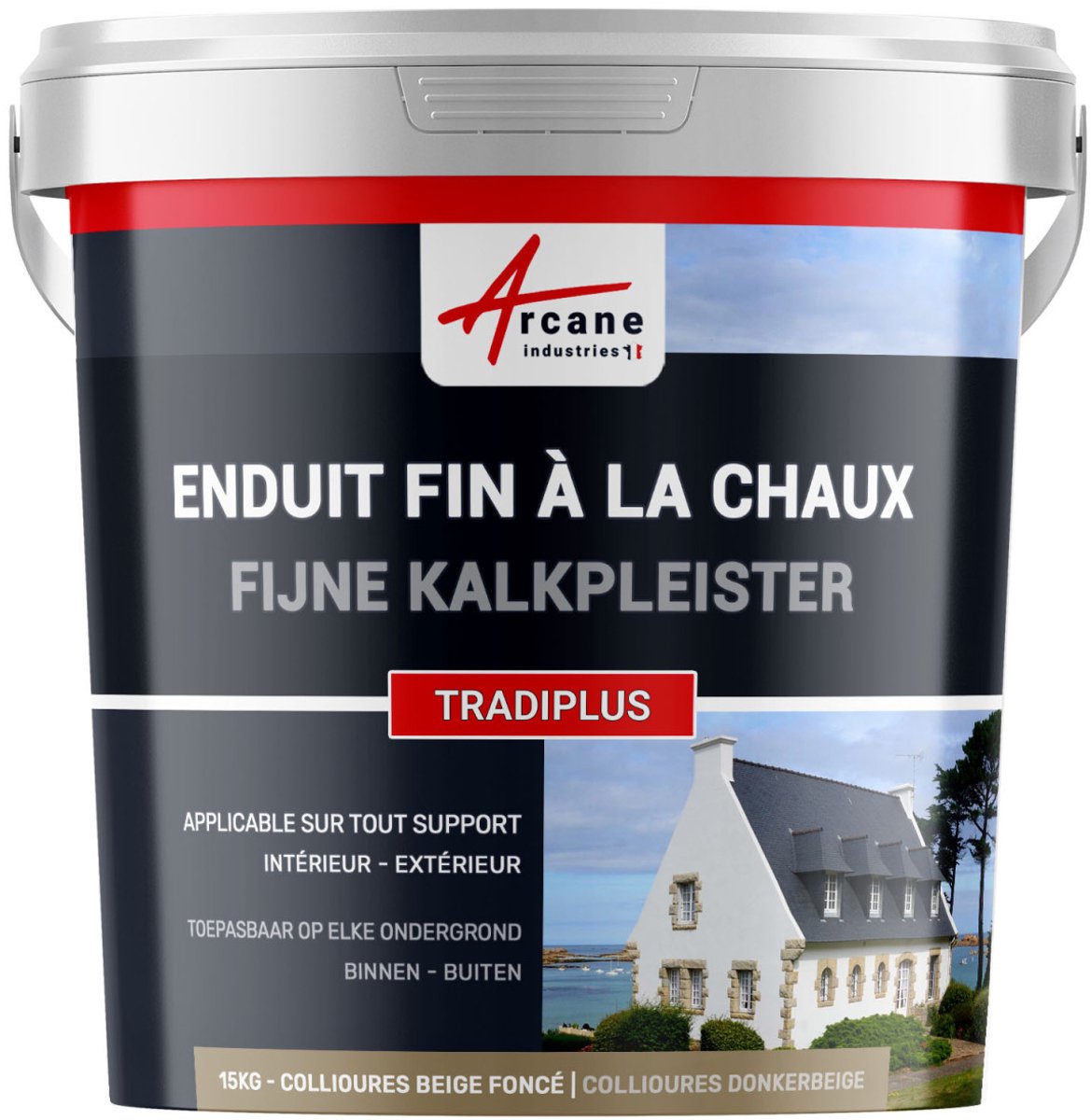 Fijne kalkpleister voor binnen- en buitendecoratie - TRADIPLUS
