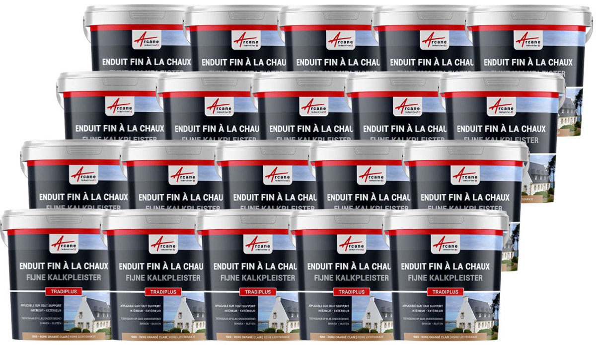 Fijne kalkpleister voor binnen- en buitendecoratie - TRADIPLUS