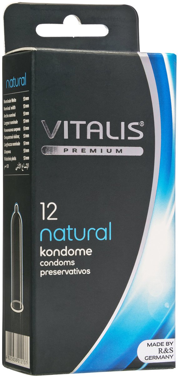 Vitalis Natuurlijkal, 12-pack Condooms, 12 stuks