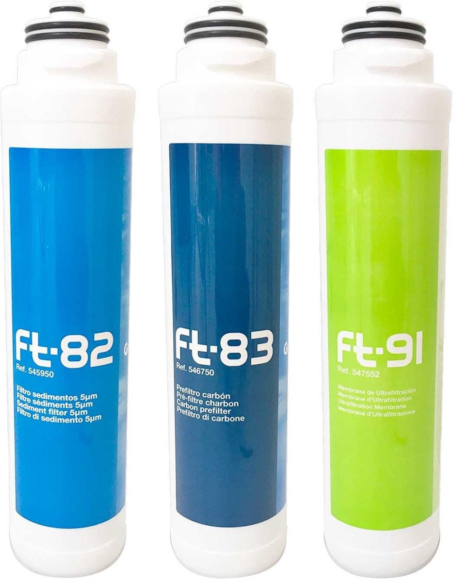 FT Waterfilter Set Zonder Zilver Carbon