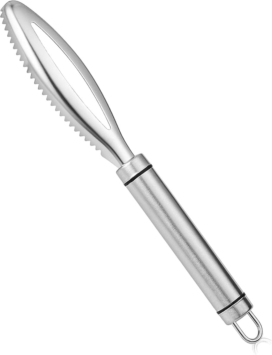Stainless Steel Fish Descaler for Quick Fish Removal Peeler Fish Descaler Saw Teeth Fish Descer Tool Kitchen - ShopVlot