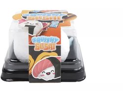 Kawaii sushi squishy – squishy stressbal in take-away verpakking – zacht fidget speelgoed – stressbal