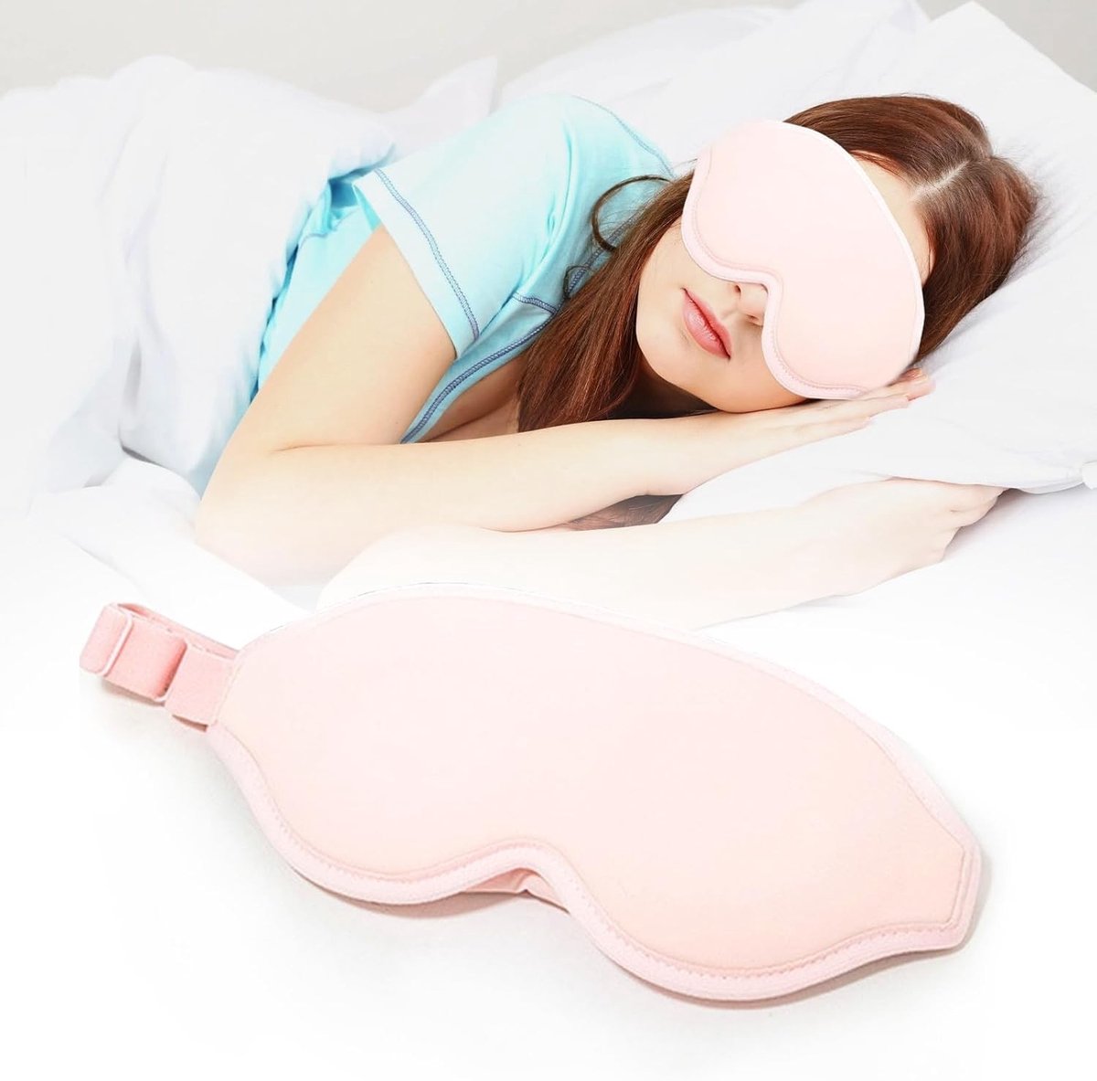 Comfortabel 3D Oogmasker voor Ontspanning en Slaap, Ideaal voor Reis en Meditatie