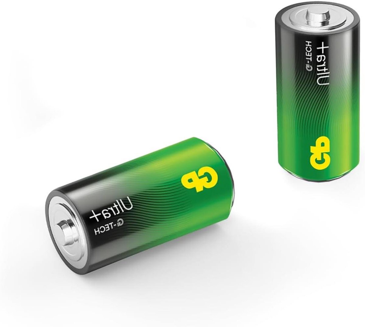 Batterij C Baby - Wegwerpbatterij Baby - Apparaten Voeden - Alkaline Ultra Plus - 2 stuks - Zilver