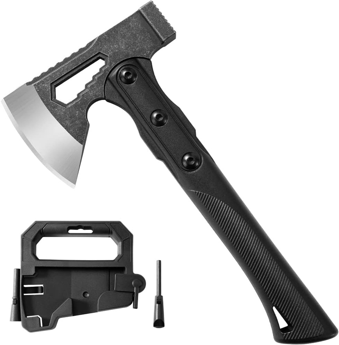 27 cm, lichte bijl, 3-in-1, ergonomische handgreep, beschermende draagtas
