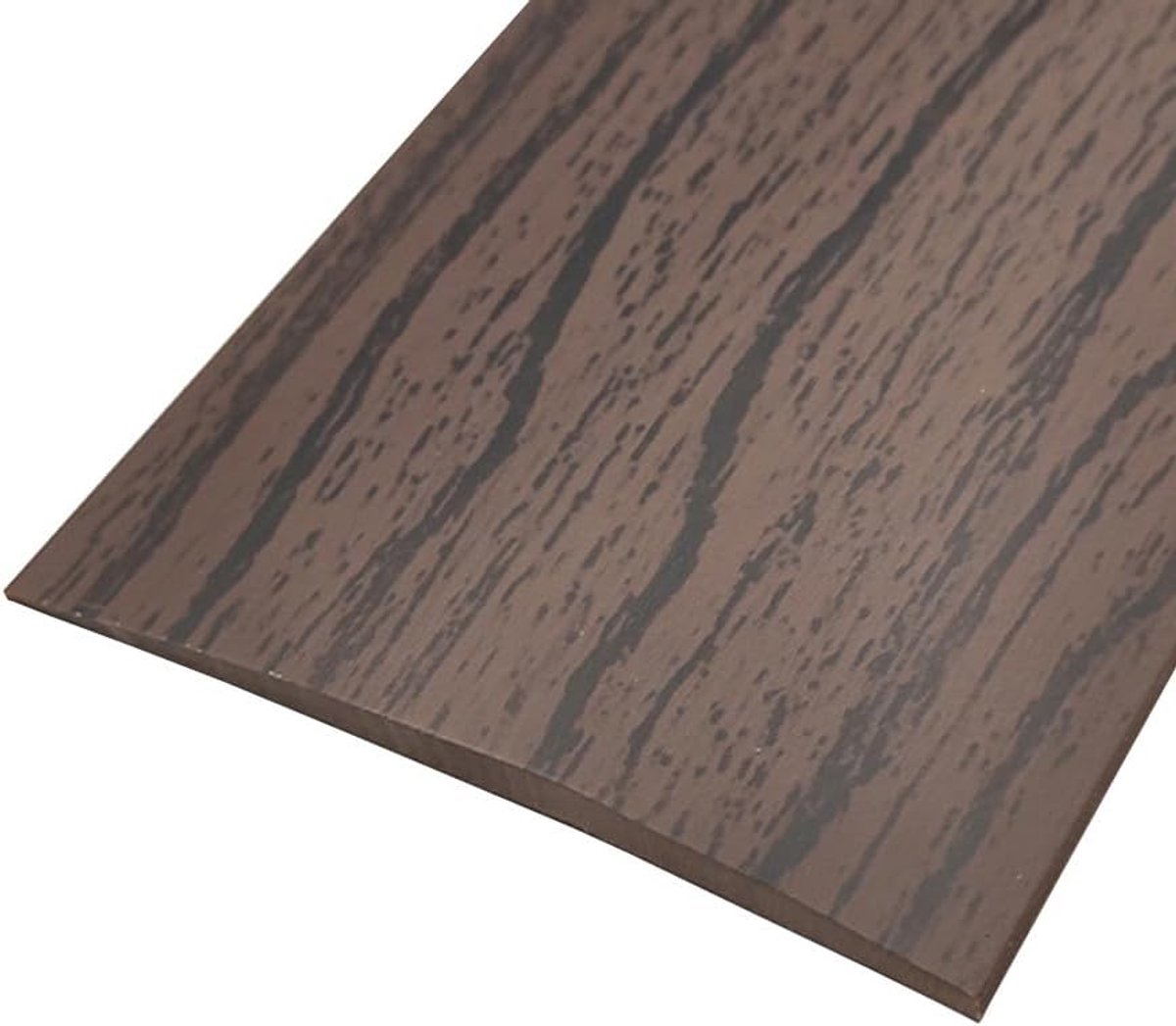 zelfklevende pvc-vloerscheidingsband, 1 m x 5 cm, vloerdrempelband voor tegels, hout, laminaat, kierafdichting (walnoot)