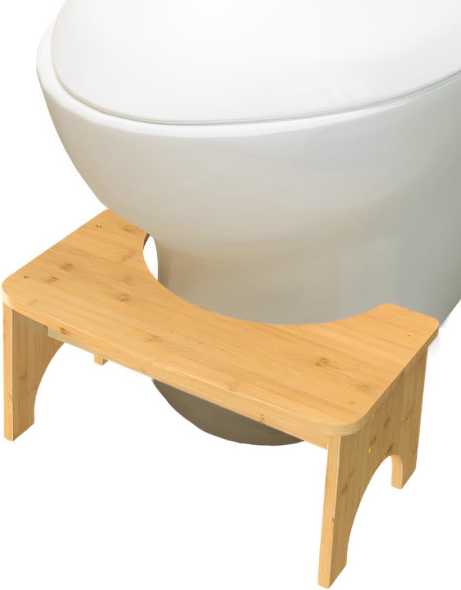 Toiletkruk, Ergonomische Badkameropstap. Fysiologische Voetsteunkruk, Multifunctioneel. Helpt de Natuurlijke Houding van Afzetting en Ontlast de Darmen.