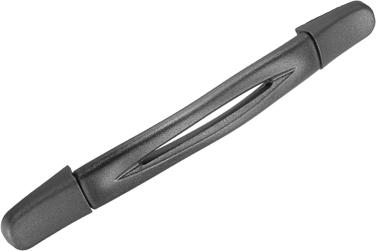 198 mm (L) bagagegreep, 1 stuks, flexibele vervangende draaggreep voor draagbare bagage, koffer, cosmeticator, zwart, kunststof