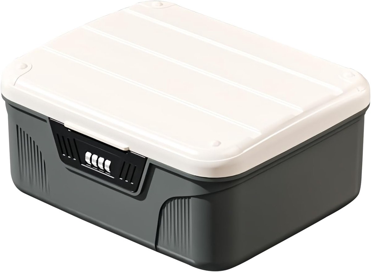 Medicijnenopslag, medicijnbox Avec Serrure À Combinaison, huisapotheekbox, afsluitbare medicijndoos, medicijnkoffer voor medicijnen, gadgets, cosmetica (26 x 22,5 x 12 cm)